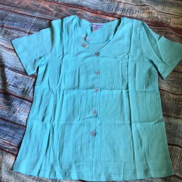 Tops - Women’s blue sheer chiffon Tunic